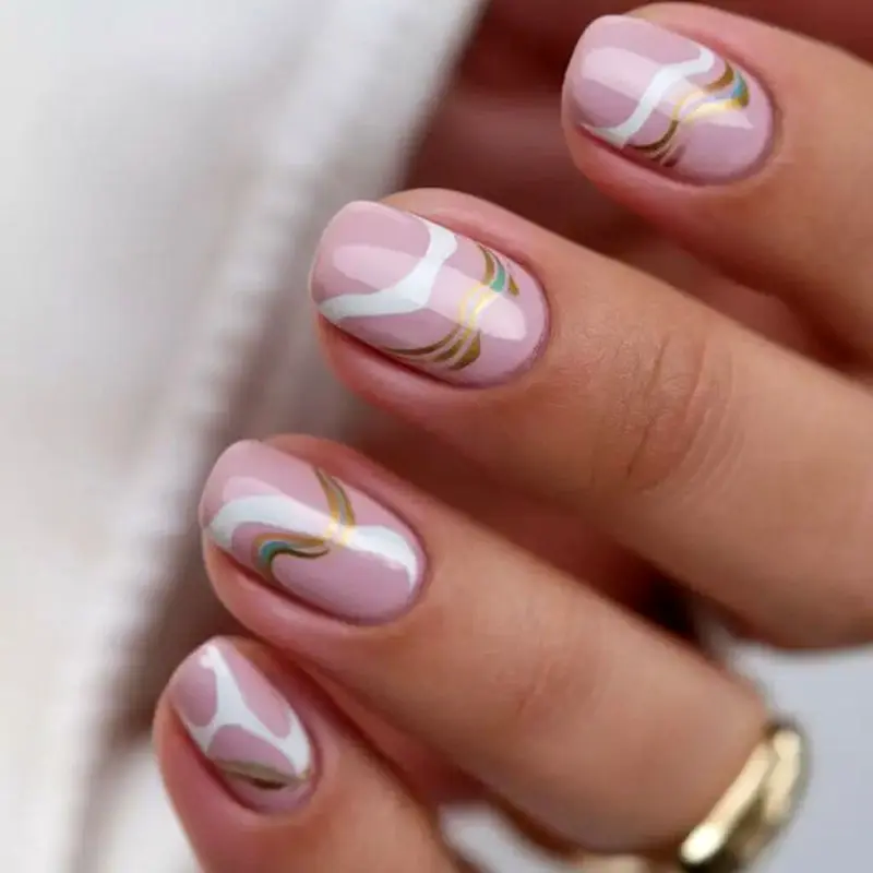 مدل دیزاین ناخن شیک