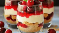 طرز تهیه دسر پنیر و گیلاس مجلسی؛ دسر خنک و خوشمزه تابستانی