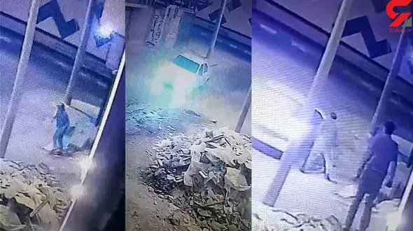 سرقت مجدد دوربین های مداربسته یک بانک در آبادان +عکس