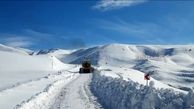  بارش برف ۲۲۸محور روستایی را در قزوین مسدود کرد