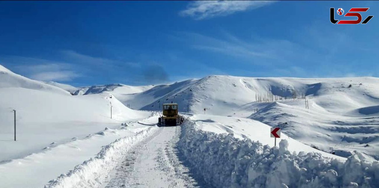  بارش برف ۲۲۸محور روستایی را در قزوین مسدود کرد