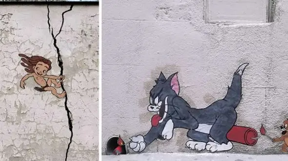 هنر شاد خیابانی؛ وقتی «تام و جری» و «تارزان» جان می‌ گیرند