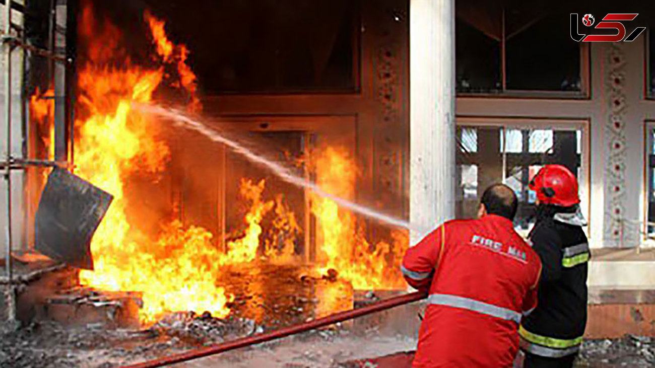 عملیات ویژه برای 2 حادثه آتشین در جنوب و شمال تهران / نجات یک زن از محاصره آتش