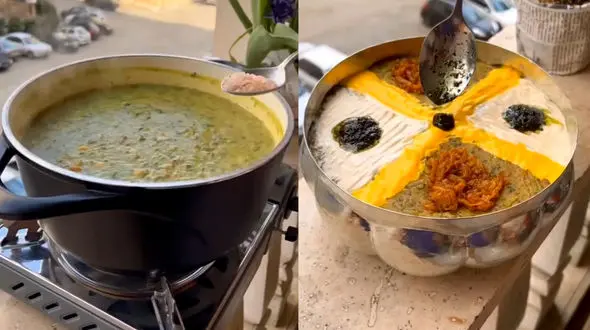 خوشمزه ترین آش ایرانی همین آش لذیذ و مقویه / فیلم
