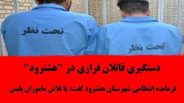 قتل مسلحانه زورگیران خشن در هشترود / قاتلان خشن زمینگیر شدند