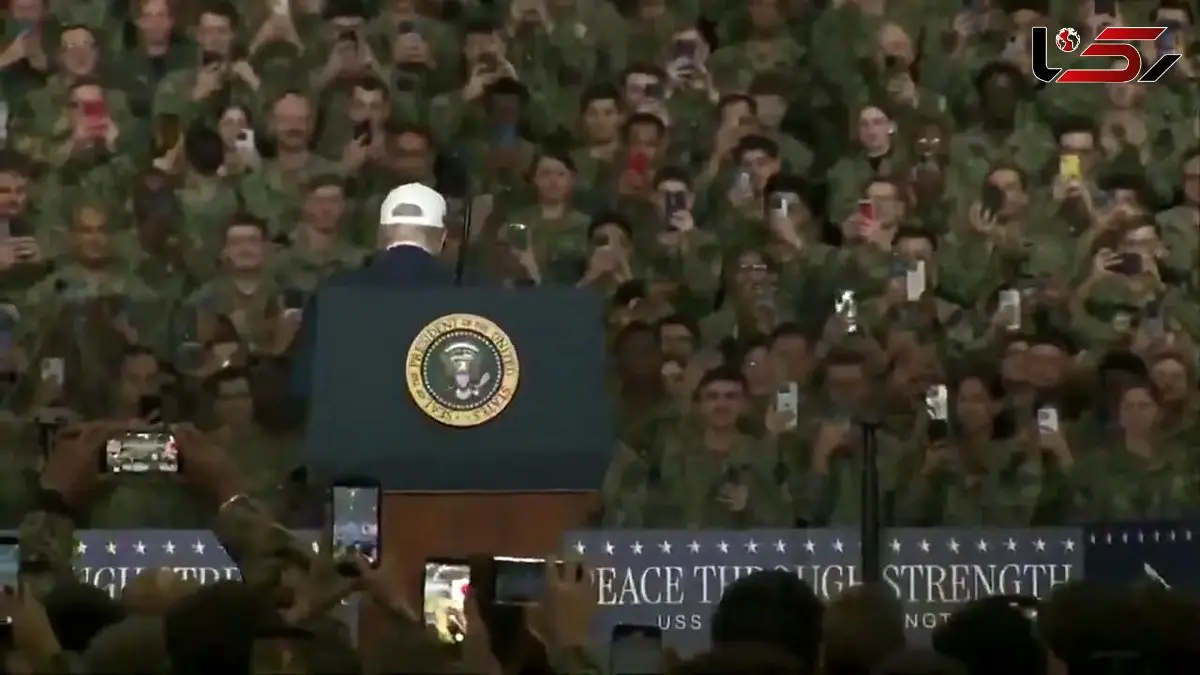 رقص دیدنی ترامپ در پایگاه دریایی یوکوسوکا؛ لحظهای که همه را شوکه کرد!+ فیلم