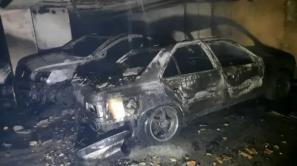 فیلم و عکس از آتش سوزی بزرگ آخرین روز سال 99  در تهران