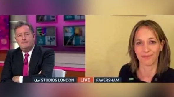 مشاجره مجری با وزیر انگلیسی به علت خنده نا به جای وی 