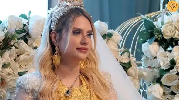 عروس ترک با 4 کیلو طلا به گردن سر سفره عقد نشست + عکس باورنکردنی از ساقدوش های عروس 