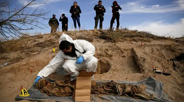 کشف اسکلت عجیب در مکزیک + عکس