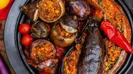 فیلم / طرز پخت دلمه بادمجان و گوشت مجلسی با طعمی اصیل ایرانی