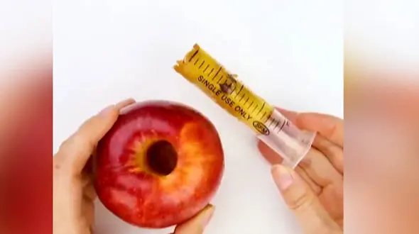 کاربرد سرنگ در خانه داری + فیلم 