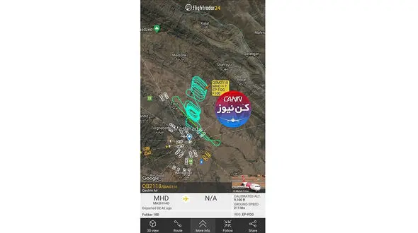 4 ساعت دلهره و سرگردانی مسافران پرواز مشهد به مسقط در آسمان / دو لاستیک هواپیما ترکید !