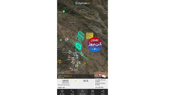 4 ساعت دلهره و سرگردانی مسافران پرواز مشهد به مسقط در آسمان / دو لاستیک هواپیما ترکید !