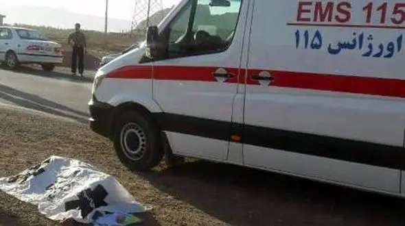 تصادف مرگبار نیسان با عابرپایده در شیراز+عکس
