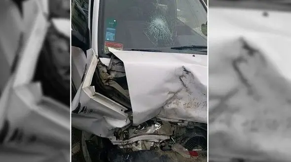 وحشت دانش آموزان کرمانشاهی از تصادف سرویس مدرسه +عکس