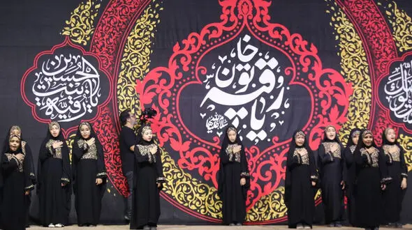 برگزاری بزرگ‌ترین سفره حضرت رقیه (سلام‌الله‌علیها) در غرب تهران + عکس