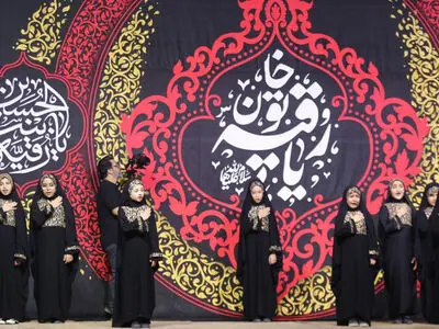 برگزاری بزرگ‌ترین سفره حضرت رقیه (سلام‌الله‌علیها) در غرب تهران + عکس