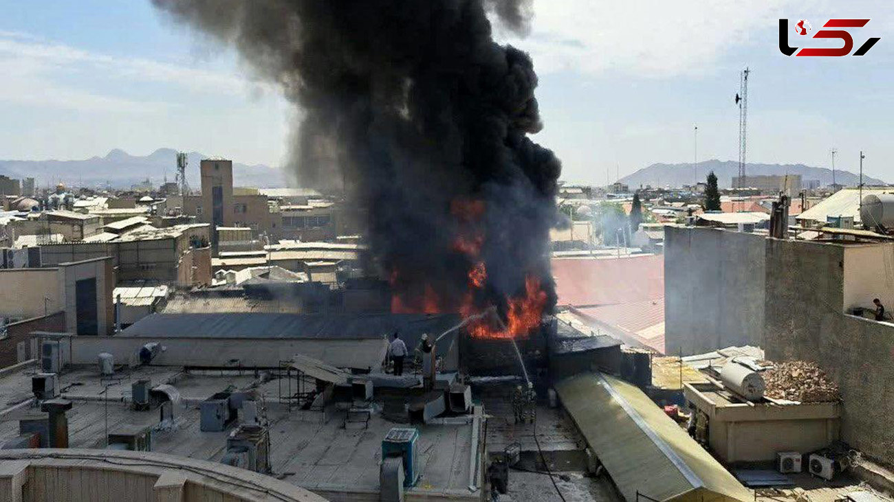 آتش سوزی در انبار سازمان هواپیمایی کشوری در مهرآباد + جزییات