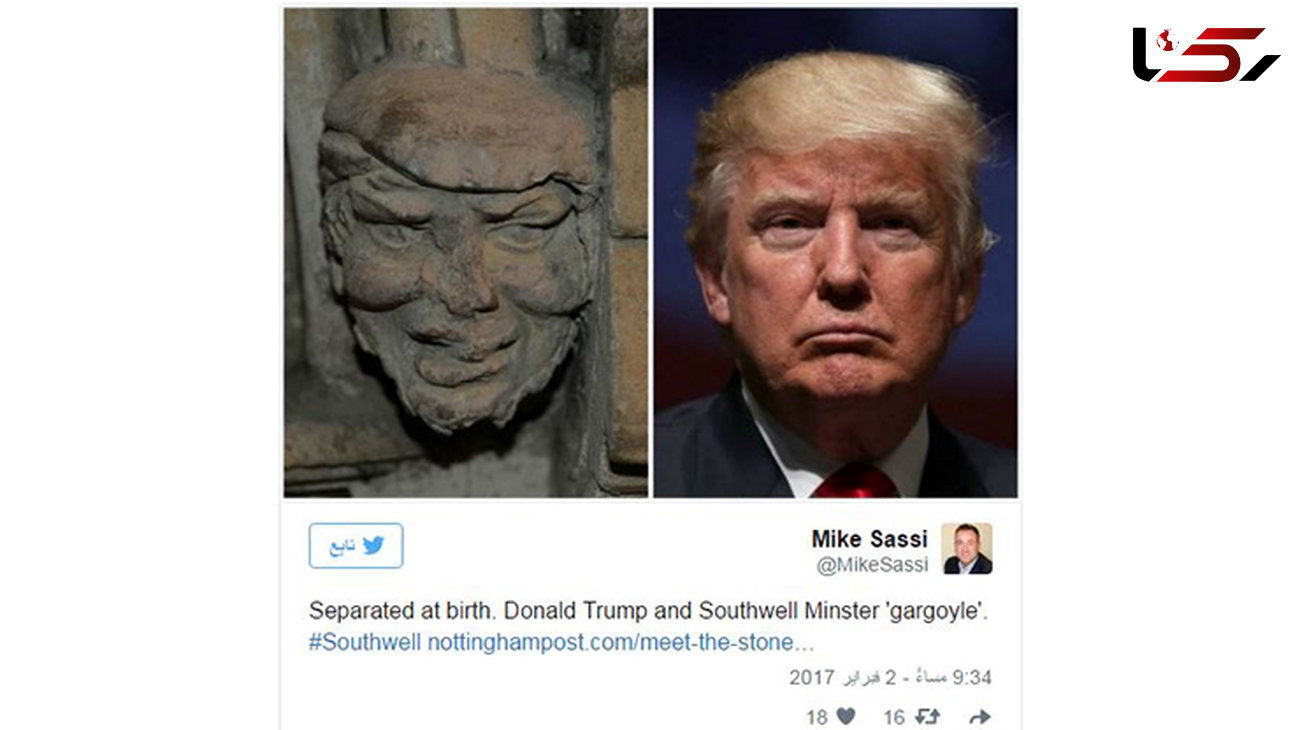 پیدا شدن مجسمه‌ای از ترامپ با عمر 700 سال+ عکس