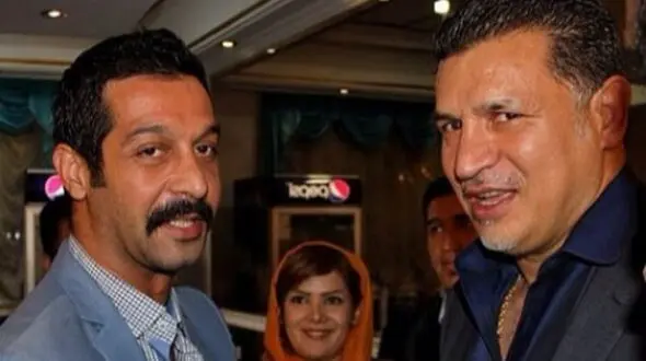 عکس/ حضور علی دایی در جشن عروسی مجلل و شاهانه متین ستوده و کامران تفتی در باغ ویلای زیبا/ قاب 3نفره شهریار فوتبال با تازه عروس و داماد