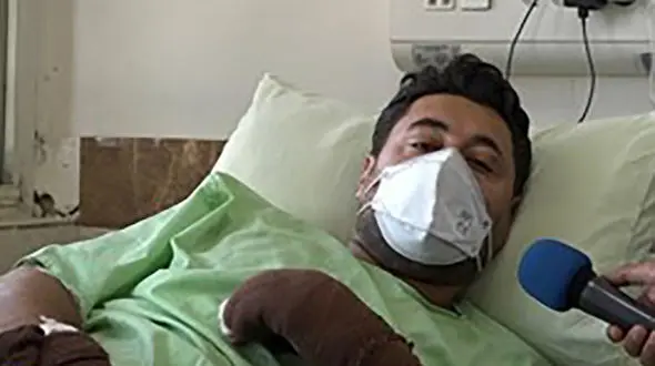 پلیس فداکار تاکستانی دل به آتش زد و سوخت + عکس