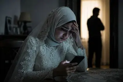 از زبان من فرناز، نوعروس: یک اشتباه کردم؛ آشنایی با مردی غریبه کابوس زندگی‌ام شد / شوهرم بفهمد  نمی دانم چه کنم