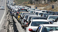 ترافیک سنگین در محورهای کرج-چالوس و تهران-مشهد+عکس