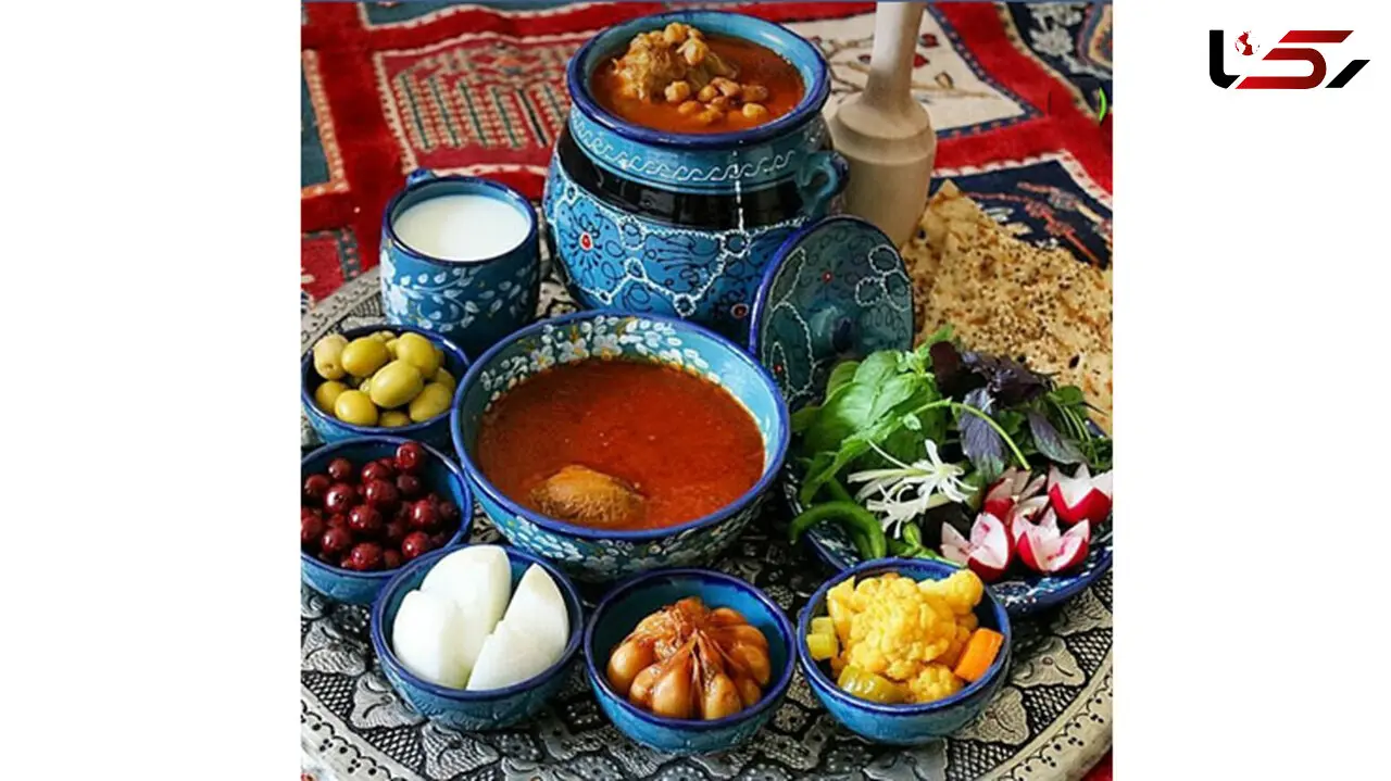 معرفی بهترین غذاهای اصیل ایرانی /سفره ایرانی سفره ای رنگین و لذت بخش
