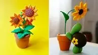 15 مدل خاص گلدان گل خمیری؛ تغییر جذاب دکور خانه