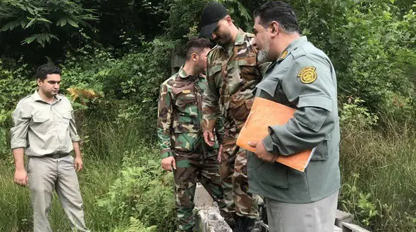 خلع ید ۱۳۰۰ مترمربع از زمین‌های منطقه حفاظت‌شده گشت رودخان فومن