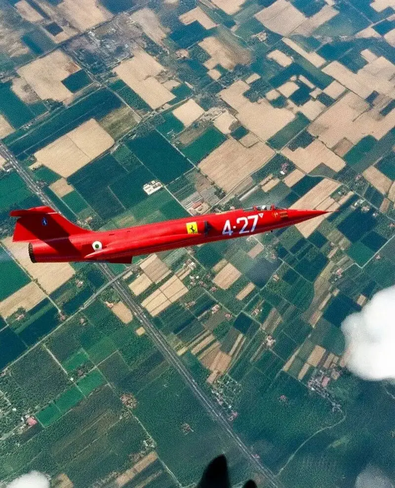 هواپیمای F-104G استارفایتر که توسط نیروی هوایی ایتالیا به فراری اهدا شد