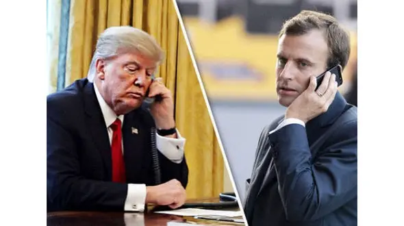 گفت‌وگوی ترامپ و مکرون در مورد مقابله با ایران