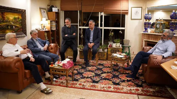 دیدار نوروزی وزیر فرهنگ و ارشاد اسلامی با علیرضا زرین‌ دست + عکس