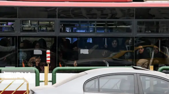 مرگ دردناک فاطمه 20 ساله در صحنه تصادف با اتوبوس تندروی کرج + فیلم و جزییات