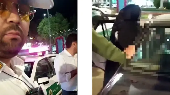 فیلم نجات جان راننده زن بعد از تشنج پشت فرمان ماشین با اقدام سریع پلیس راهور و فراجا