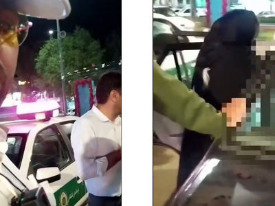 فیلم نجات جان راننده زن بعد از تشنج پشت فرمان ماشین با اقدام سریع پلیس راهور و فراجا