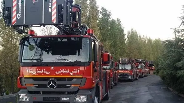 تجهیز  آتش نشانی تهران به 6 دستگاه خودرو مدرن ضدعفونی اماکن عمومی + فیلم