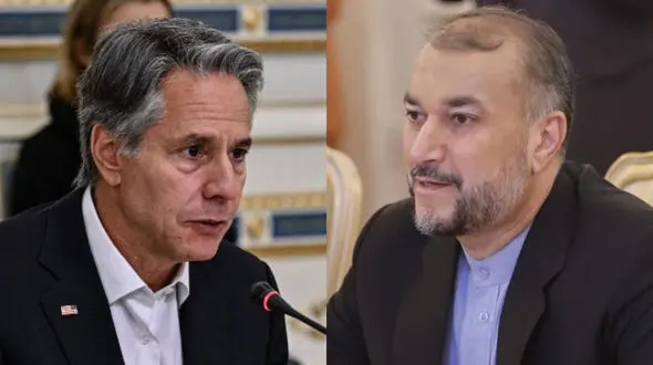 بلینکن درباره آتش‌سوزی زندان اوین با امیرعبداللهیان تماس مستیم نداشته است