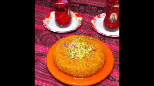 9 مرحله تهیه دسری به اسم کنافه | فیلم