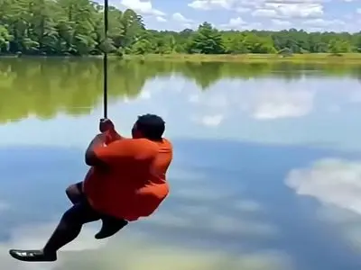 فیلم وایرال/ مرد هرکول چنان خسارتی به طبیعت زد که باید ممنوع الورود به فضای سبز شه