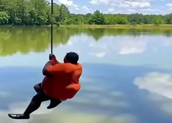 فیلم وایرال/ مرد هرکول چنان خسارتی به طبیعت زد که باید ممنوع الورود به فضای سبز شه