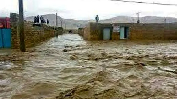 روستای پشت سد سلمان فارسی زیر آب رفت+عکس