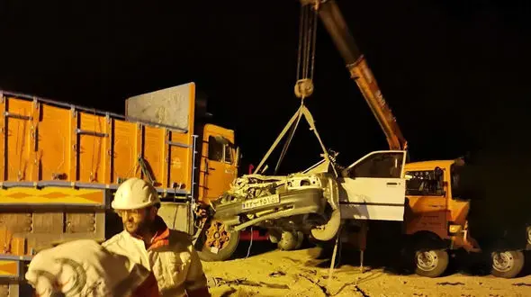 عکس لحظه تصادف مرگبار در خراسان جنوبی