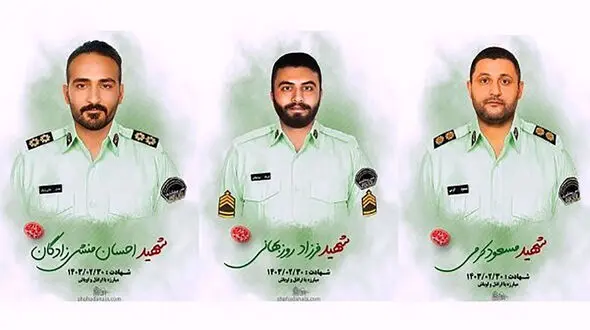فیلم مراسم تشییع 3 مامور شهید پلیس تهران / شرور مسلح به هلاکت رسید