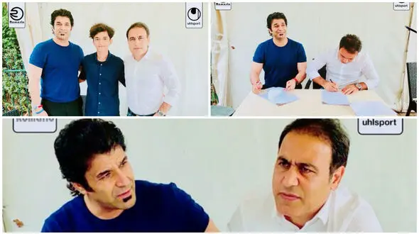 عقد قرارداد مهدوی‌کیا با آل‌اشپورت +عکس 
