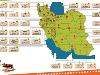 اعلام اسامی  شهرها و سینماهای نمایش‌ دهنده فیلم‌ های  نوزدهمین  دوره جشنواره سینما حقیقت 