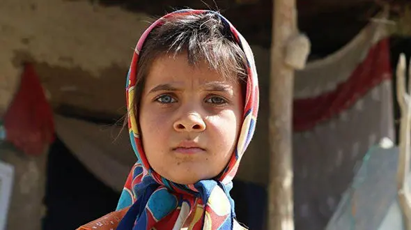 چشم‌های منحصر به فرد دختر ایلامی + عکس