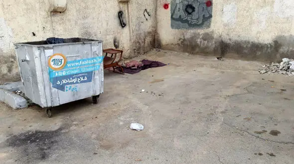 عکس تکاندهنده از جنازه یک  سگ در تهران + عکس