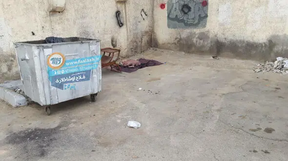 عکس تکاندهنده از جنازه یک  سگ در تهران + عکس